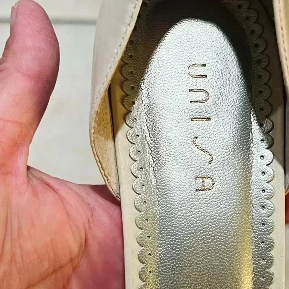 UNISA WOMENS SHOES GENUINE LEATHER MADE IN BRASIL LIGHT COLOR LIKE NEW S… - Picture 13 of 14